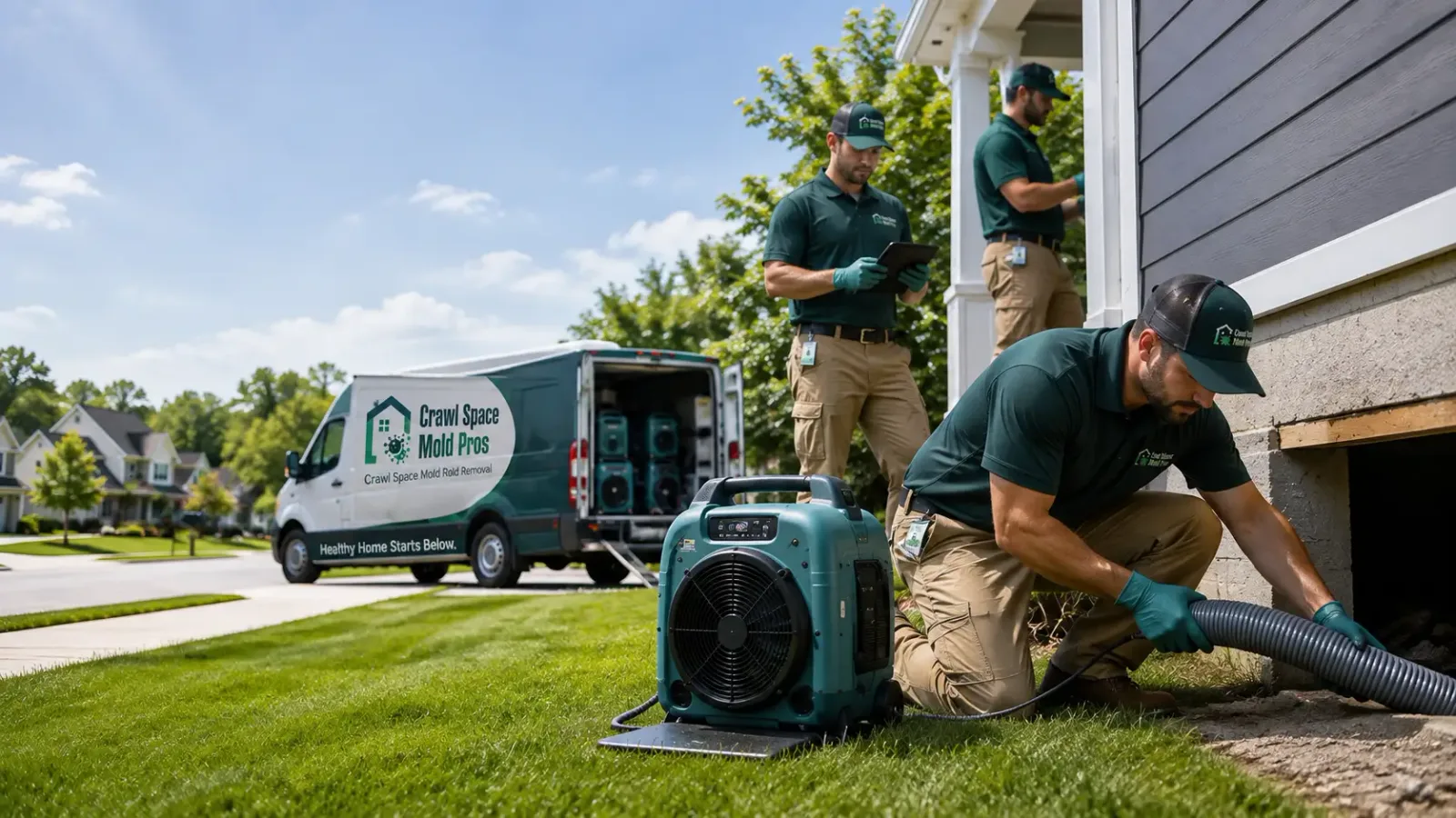 Crawl Space Mold Removal in Forest Park, IL